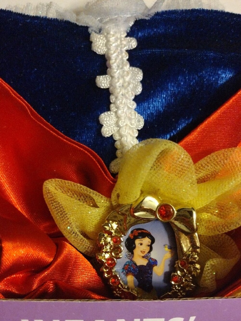 Disney Snow White Infant Dress & Headband - Yellow, Red, Navy - Picture 5 of 8